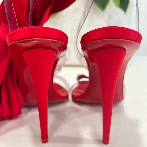 Christian Louboutin Astrinodo 100mm Embellished Ankle-Tie Sandals - Picture 7 of 13